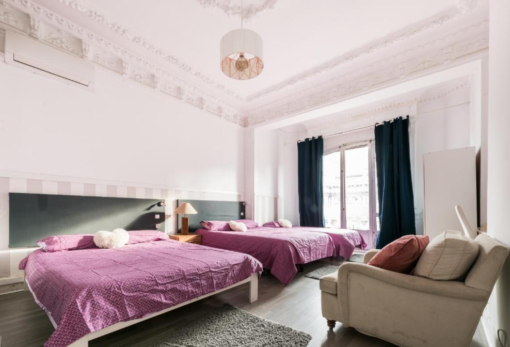 M&F 7 Rooms/7 Bathrooms Over Gran Via Madrid Buitenkant foto