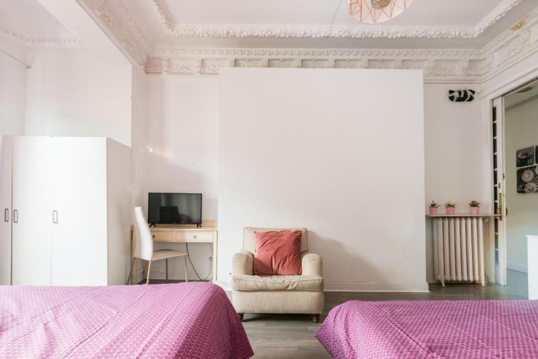 M&F 7 Rooms/7 Bathrooms Over Gran Via Madrid Buitenkant foto
