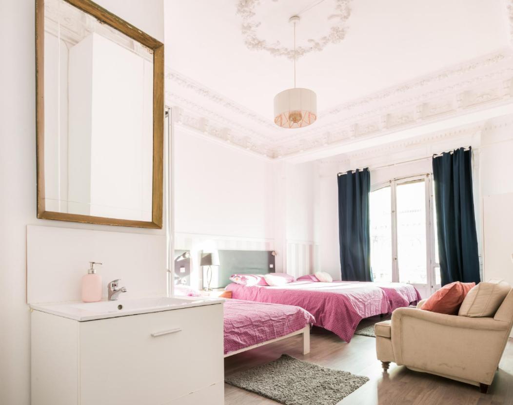 M&F 7 Rooms/7 Bathrooms Over Gran Via Madrid Buitenkant foto